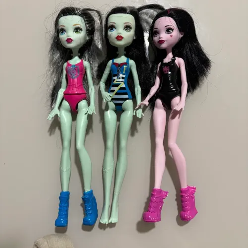 Lote de sucatas boneca Monster High g2