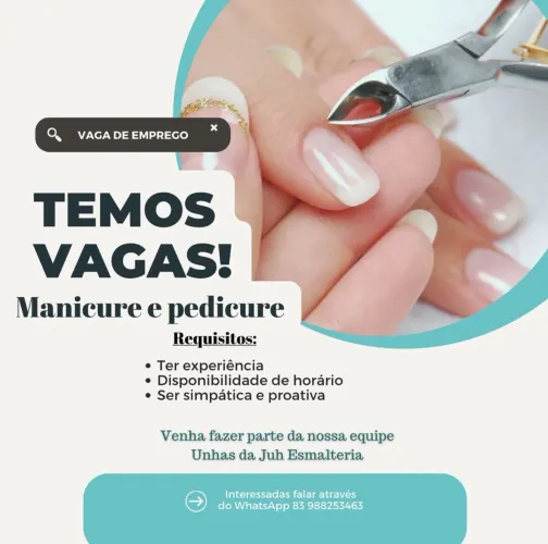 Vaga de Manicure/Pedicure 
