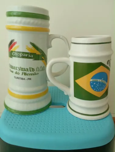 Canecas de Choppe decorativas para bares, restaurantes e colecionadores.