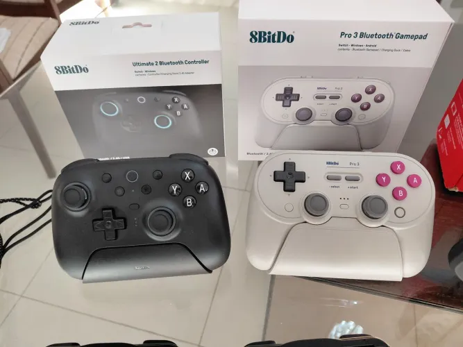 Controles 8bitdo Pro 3 + Ultimate 2 Bluetooth