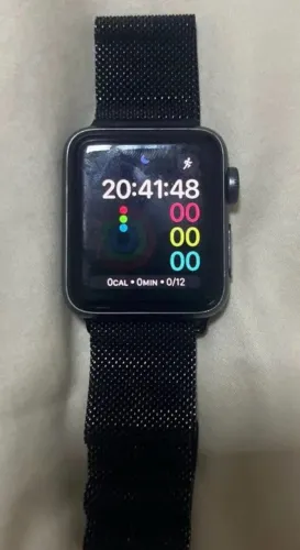 Apple Watch Series 3 38mm Space Gray (GPS) - Saúde Bateria 84%