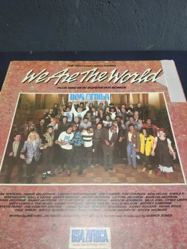 Disco Vinil LP Album - We Are The World (USA for Africa)1985