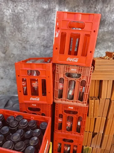 Engradado coca e cerveja