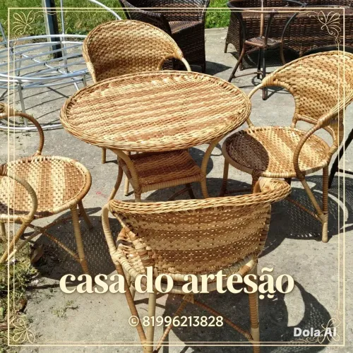 Cadeiras de fibra sintetica e corda nautica fone 8199621.3828 casa do artesao fale conosc