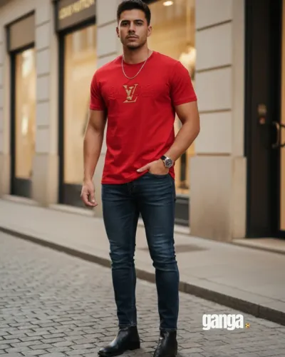 Camisa Masculina Estampa Auto Relevo Tamanho G