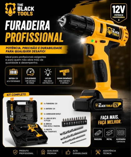 Parafusadeira e furadeira de impacto
