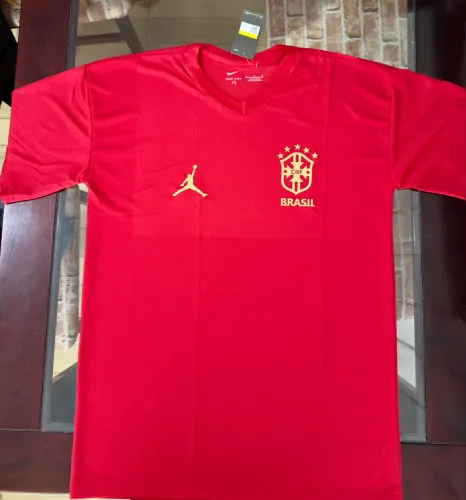 Camisa Brasil Vermelha 2026 -  Pronta Entrega Estoque Limitado