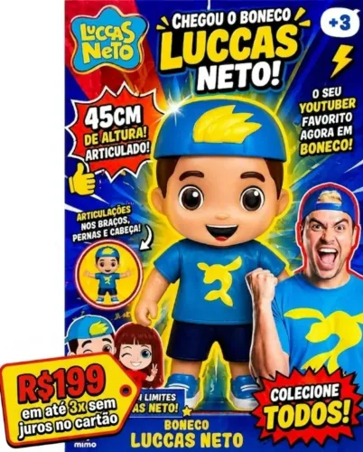 Bonecos Luccas Neto original