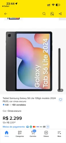SAMSUNG S6 LITE MODELO 2024