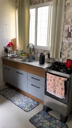 Gabinete de cozinha com pia