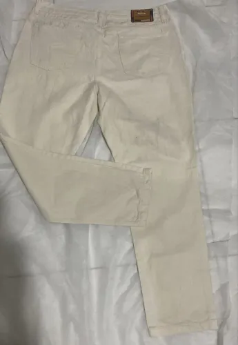 Calça jeans grosso branco gelo TAM 52