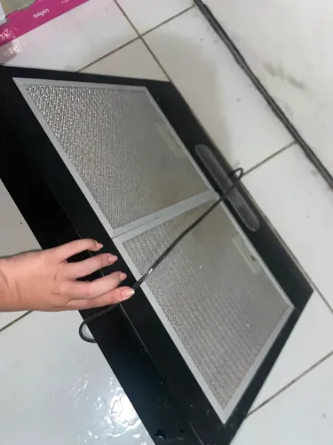 SUGGAR DEPURADOR SLIM 80CM 3 VEL. PRETO. USADO POR POUCO TEMPO
