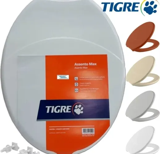 Tampa De Vaso Assento Sanitário Oval Deca Celite Logasa Universal