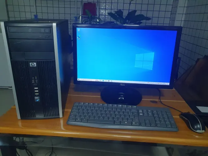 Computador PC Completo AMD Quad Core 16GB RAM SSD 120GB Monitor Teclado Mouse Cabos Win10