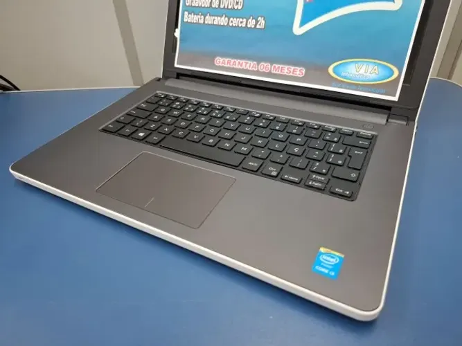 N otebook D E L L - Core i3 - 8GB Mem. | SSD | 6meses Garantia e Formatado