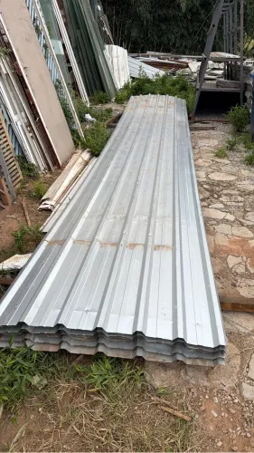 Telhas de zinco