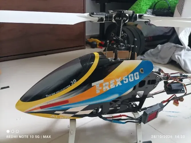 Kit 2 Helicópteros RC Align T-Rex 500 ESP + 450 Sport AS350 Águia PM-SP