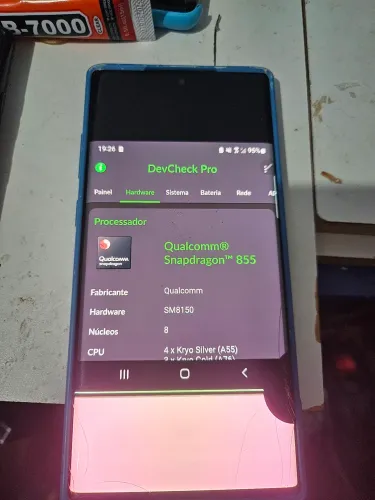 Galaxy Note 10 PLUS N976V 512GB - Tela quebrada