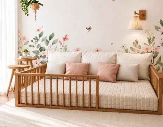 Cama Montessoriana Solteiro Fazenda - Freijó