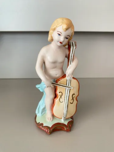 Anjo porcelana - 16cm altura 