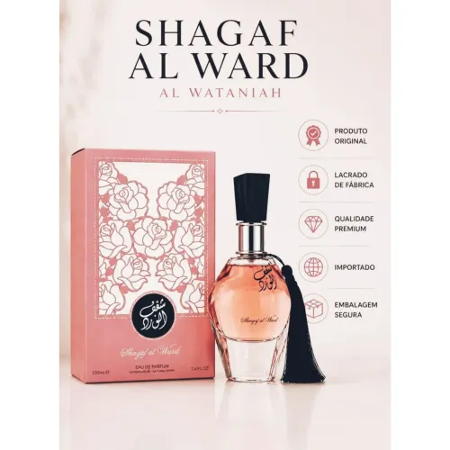 Perfume árabe shagaf Al Ward