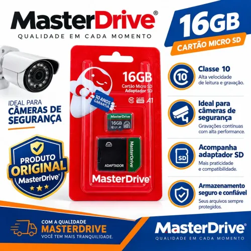 Cartão de memória Masterdeive Original 16gb