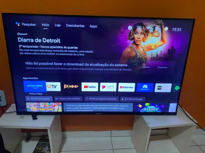 Televisao Smath HD AIWA 43 polegadas semi nova, 6 meses de uso, com todas a peças
