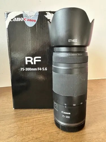 Lente Telefoto Canon RF 75-300mm f/4-5.6 (Mirrorless EOS R)