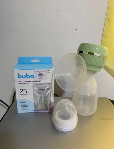Bomba de tirar leite elétrica+sacos pra armazenar