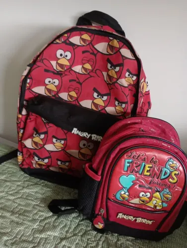 Mochila e lancheira Angry Birds