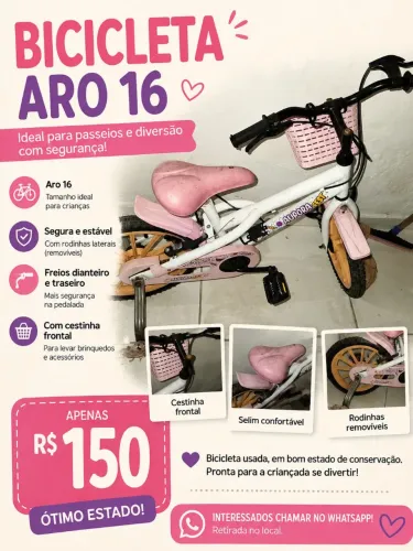 Bicicleta aro 16