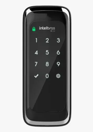 Fechadura Digital De Sobrepor Intelbras Fr 101 Preto