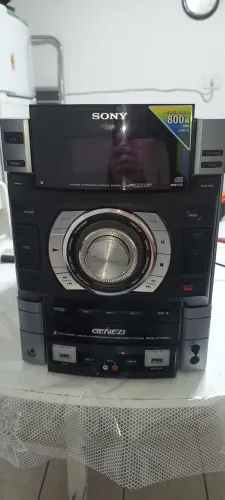 SOMENTE A CENTRAL MINI SYSTEM SONY MHC GTR6H PARA CONSERTO OU RETIRADA DE PEÇAS. 