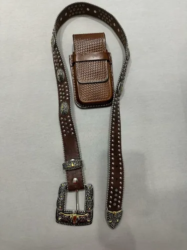 Vendo cinto muladeiro mais suporte de celular NOVO, nunca usado!