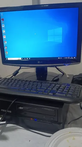 Computador core i3 com monitor hd17