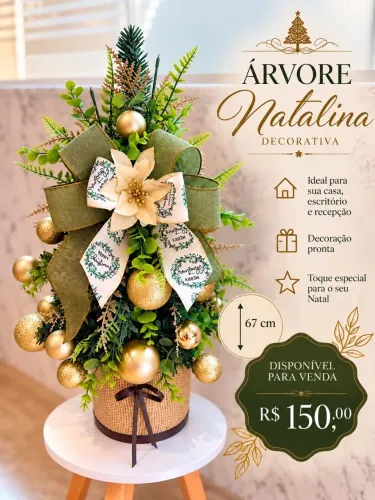 Mini árvore de Natal