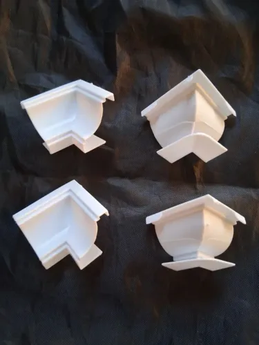 Acabamento canto interno para forro pvc branco