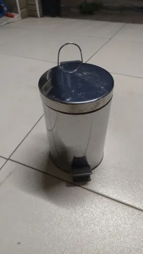 Lixeira de inox 5 litros