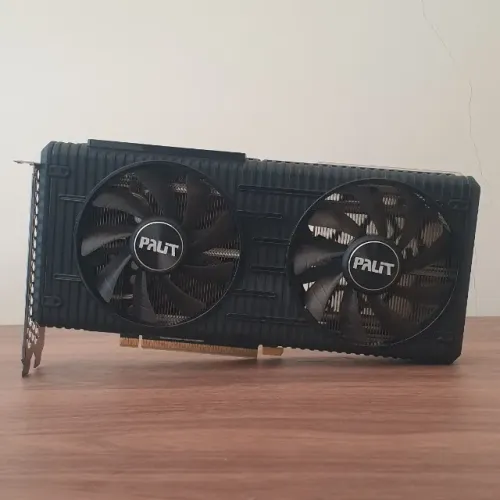 PLACA DE VIDEO RTX 3060TI 8GB PALIT DUAL OC GDDR6 DLSS SEMI NOVA!