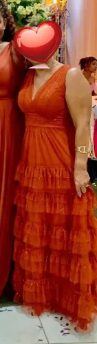 Vestido festa tule 
