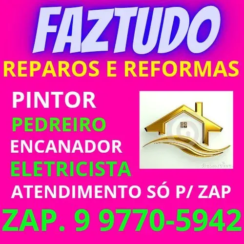 ENCANADOR PINTOR ELETRICISTA PEDREIRO EM BOA VIAGEM 
