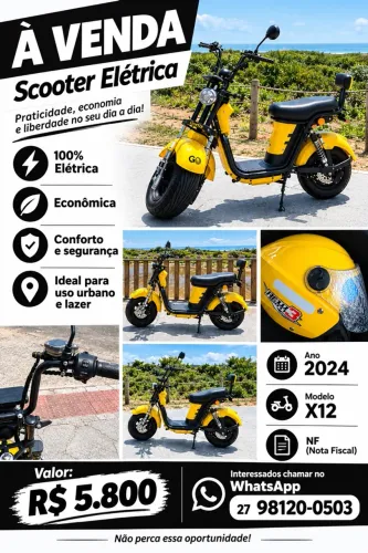 Scooter Eletrica Smart wheel 1000w 2024