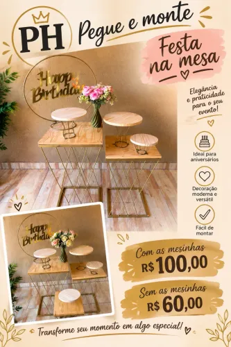 Pegue e monte decoração