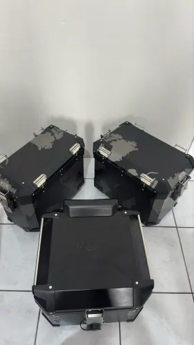 BAÚS LATERAIS + BAÚ CENTRAL PARA TRIUMPH TIGER 900 / 1200