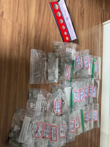 Coleção moedas antigas