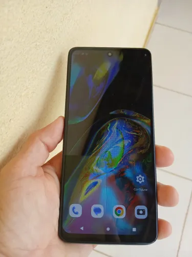 Moto G82 semi novo , 128 gigas, 5G, NFC. Com capinha e película.