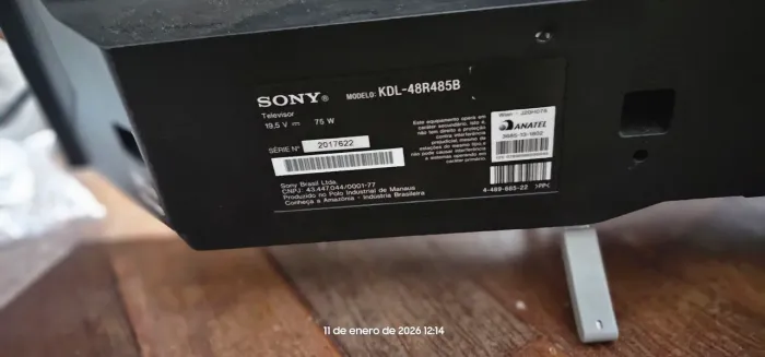TV SONY BRAVIA 42" p peças c controle