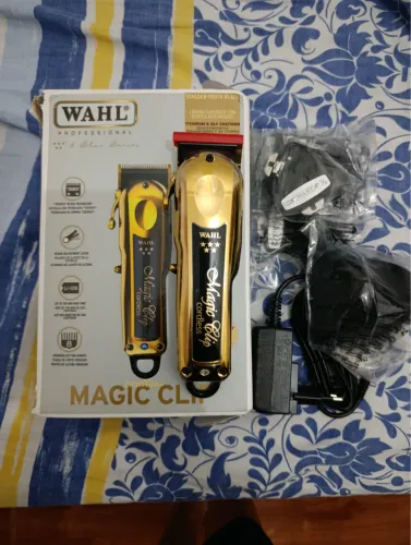 Máquina de Corte Profissional Wahl Magic Clip Cordless Gold Original