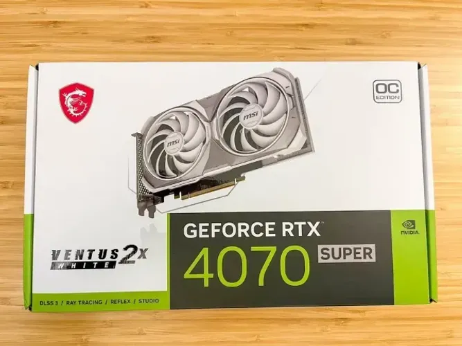 RTX 4070 SUPER 12GB MSI VENTUS 2X WHITE OC