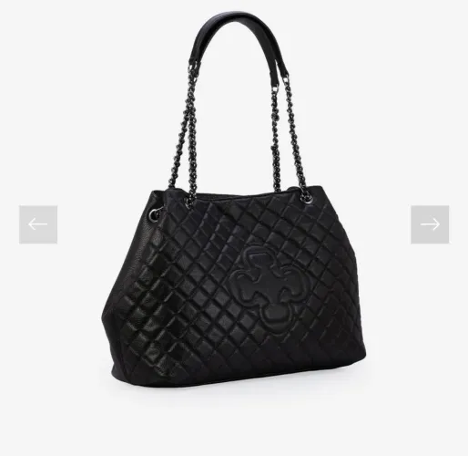 Bolsa Metalassê Capodarte preta 